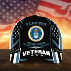 Premium U.S Multiple Service Veteran 3D Cap
