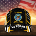 Premium U.S Multiple Service Veteran 3D Cap