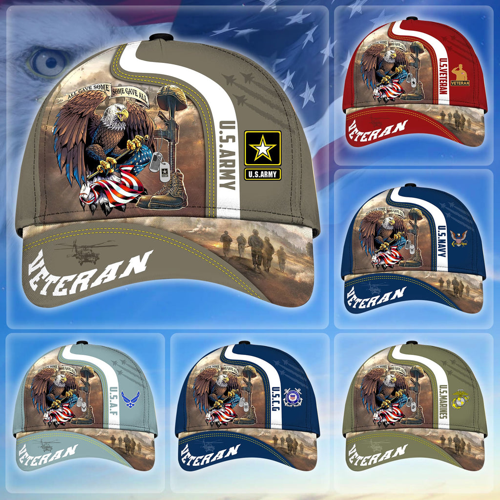 Premium All Gave Some Some Gave All US Veteran Cap