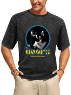 Vintage Washed The Doors Riders on the Storm Graphic T-Shirt