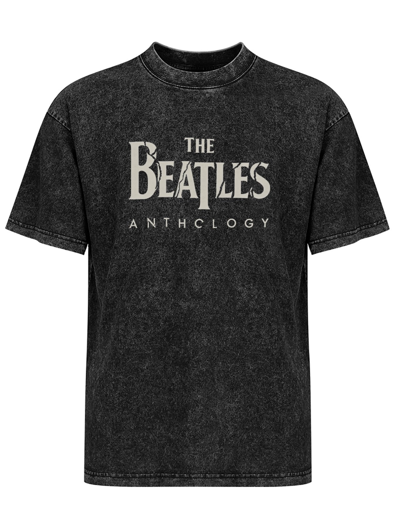 The Beatles Anthology Distressed Logo Graphic T-Shirt