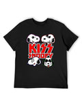 KISS Snoopy Character Mashup Rock T-Shirt