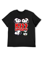 KISS Snoopy Character Mashup Rock T-Shirt