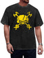 Heavy Metal Skull Graphic T-Shirt