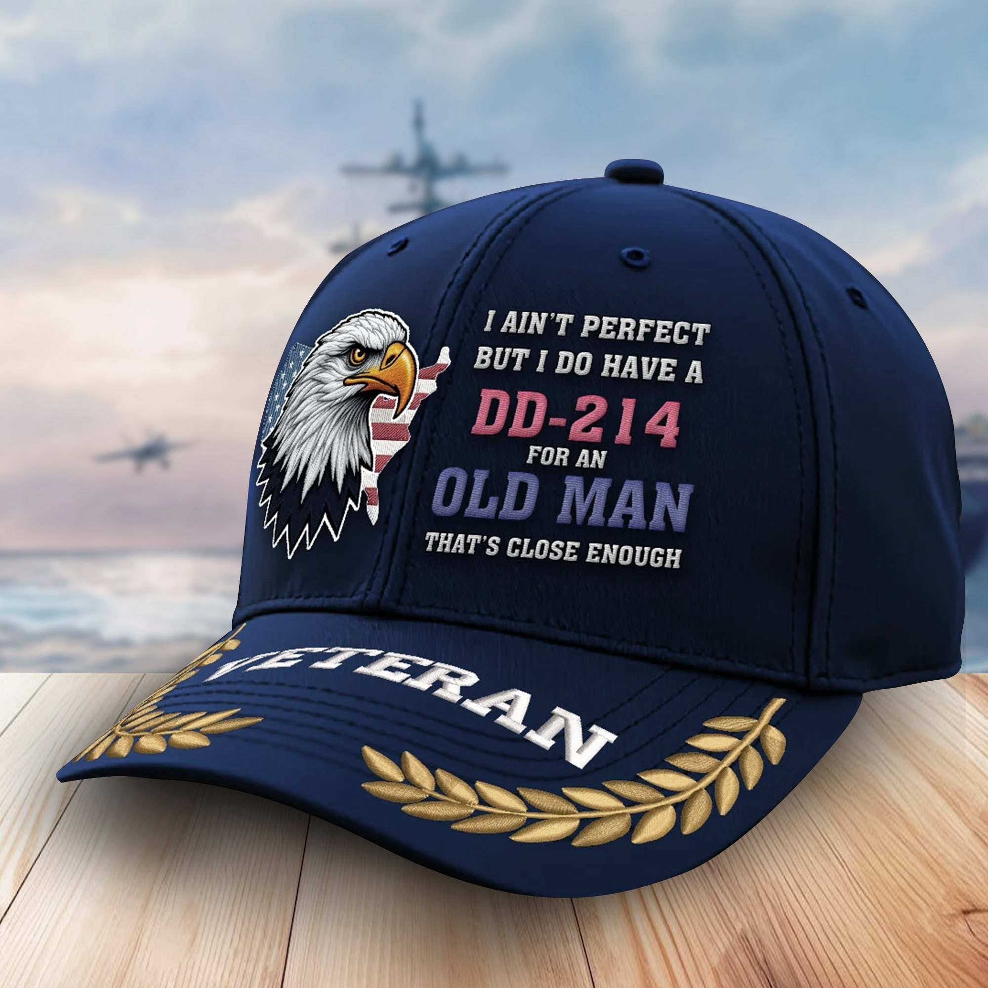 Premium US Veterans Embroidered Baseball Hats, Gifts For Veterans On Father's Day, Armed Forces Day, Independence Day, Veterans Day.
