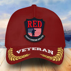 Premium US Veterans Embroidered Baseball Hats, Gifts For Veterans On Father's Day, Armed Forces Day, Independence Day, Veterans Day.