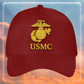 Premium USMC Embroidered Hats, Gifts For Marine Veteran, Gifts On Father's Day, Armed Forces Day, Independence Day, Veterans Day.