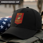 Premium USMC Embroidered Hats, Gifts For Marine Veteran, Gifts On Father's Day, Armed Forces Day, Independence Day, Veterans Day.