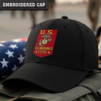 Premium USMC Embroidered Hats, Gifts For Marine Veteran, Gifts On Father's Day, Armed Forces Day, Independence Day, Veterans Day.