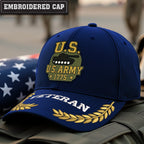 Premium US Army Embroidered Hats, Gifts For Army Veteran, Gifts On Father's Day, Armed Forces Day, Independence Day, Veterans Day.