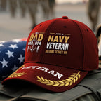 Premium US Navy Embroidered Hats, Gifts For Navy Veteran, Gifts On Father's Day, Armed Forces Day, Independence Day, Veterans Day.