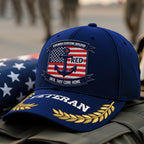 Premium US Navy Embroidered Hats, Gifts For Navy Veteran, Gifts On Father's Day, Armed Forces Day, Independence Day, Veterans Day.