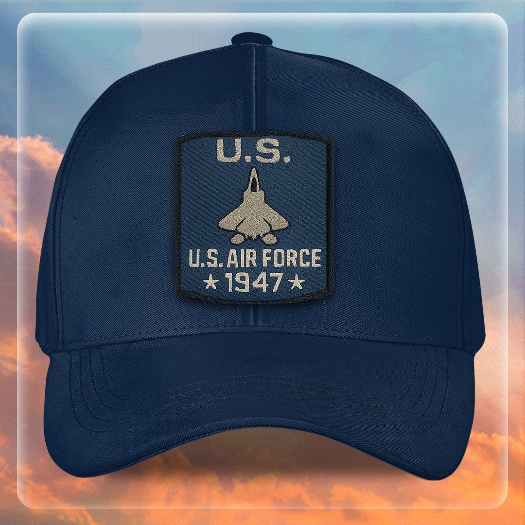 Premium USAF Embroidered Hats, Gifts For Air Force Veteran, Gifts On Father's Day, Armed Forces Day, Independence Day, Veterans Day.