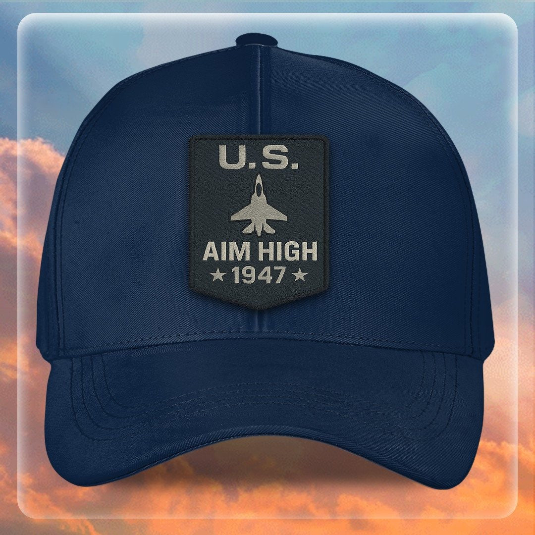 Premium USAF Embroidered Hats, Gifts For Air Force Veteran, Gifts On Father's Day, Armed Forces Day, Independence Day, Veterans Day.