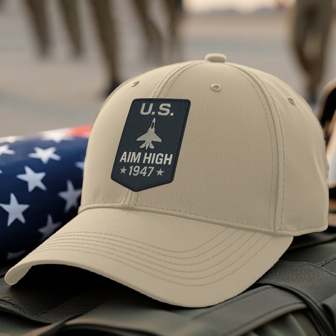 Premium USAF Embroidered Hats, Gifts For Air Force Veteran, Gifts On Father's Day, Armed Forces Day, Independence Day, Veterans Day.