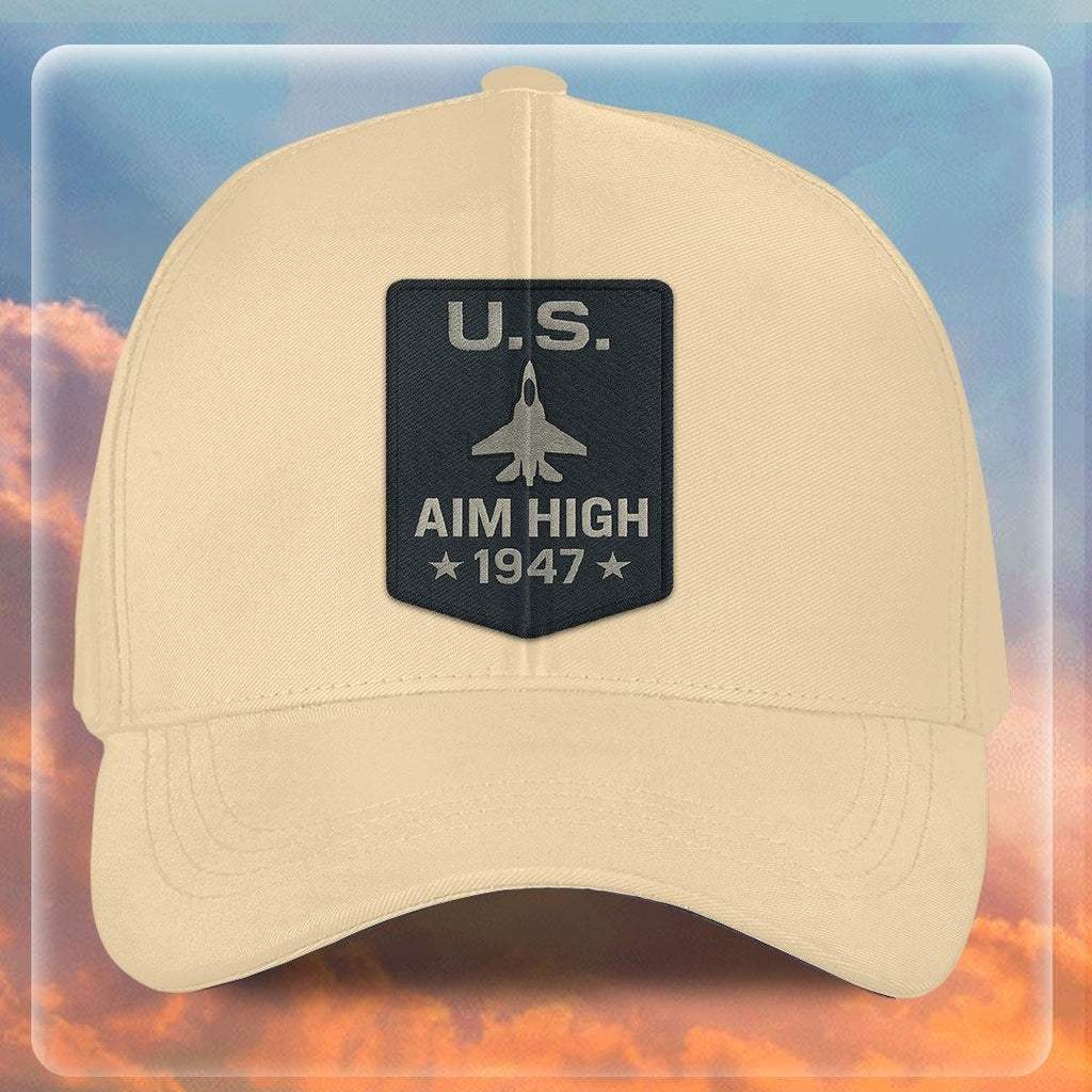 Premium USAF Embroidered Hats, Gifts For Air Force Veteran, Gifts On Father's Day, Armed Forces Day, Independence Day, Veterans Day.
