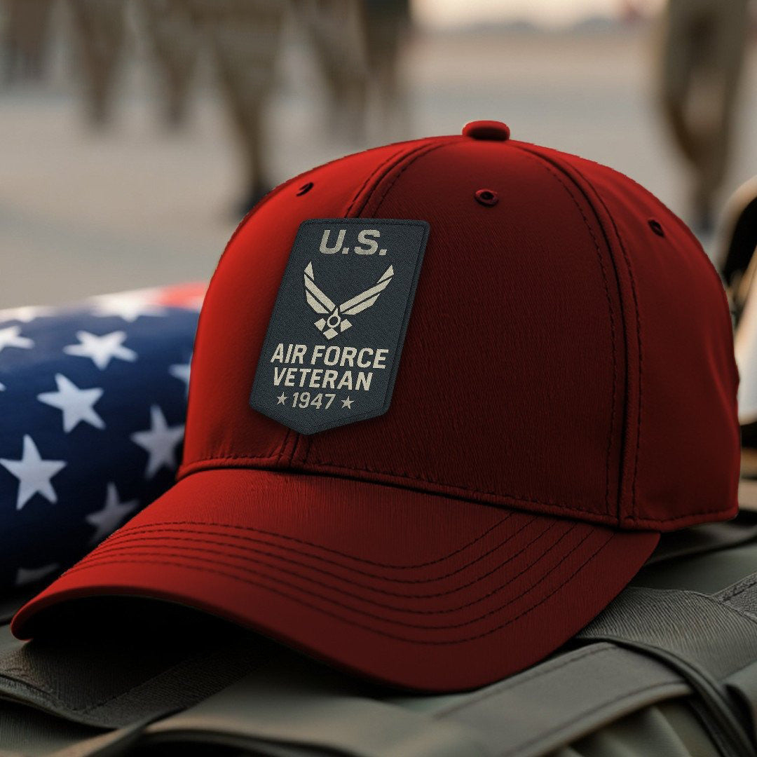 Premium USAF Embroidered Hats, Gifts For Air Force Veteran, Gifts On Father's Day, Armed Forces Day, Independence Day, Veterans Day.
