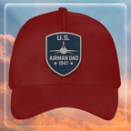 Premium USAF Embroidered Hats, Gifts For Air Force Veteran, Gifts On Father's Day, Armed Forces Day, Independence Day, Veterans Day.