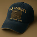 Premium USMC Embroidered Hats, Gifts For Marine Veteran, Gifts On Father's Day, Armed Forces Day, Independence Day, Veterans Day.