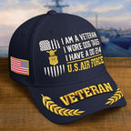 Premium Embroidered US Veterans Hats  Gifts for US Veterans, Gifts on Veterans Day