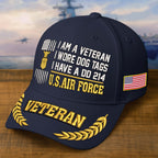 Premium Embroidered US Veterans Hats  Gifts for US Veterans, Gifts on Veterans Day