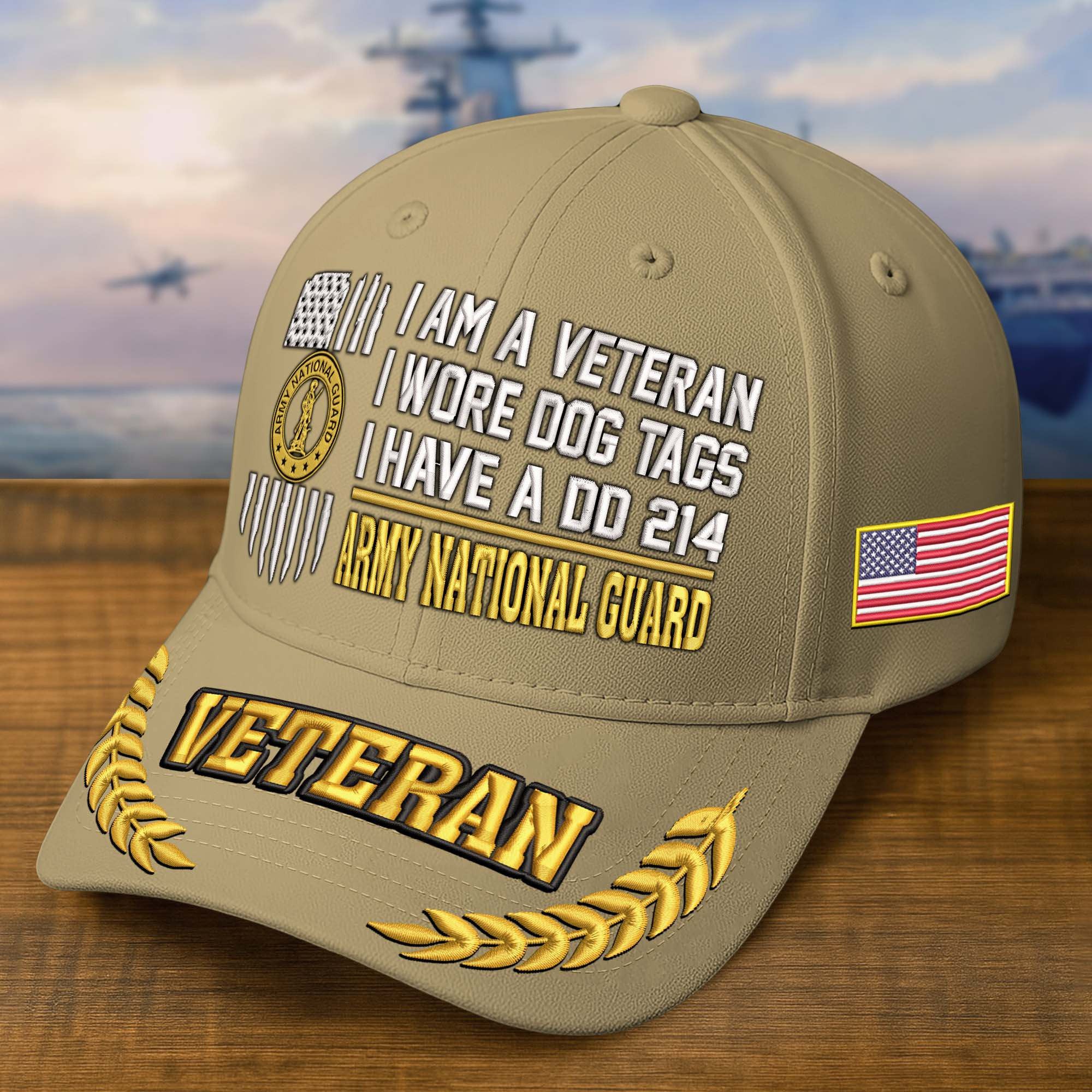 Premium Embroidered US Veterans Hats  Gifts for US Veterans, Gifts on Veterans Day