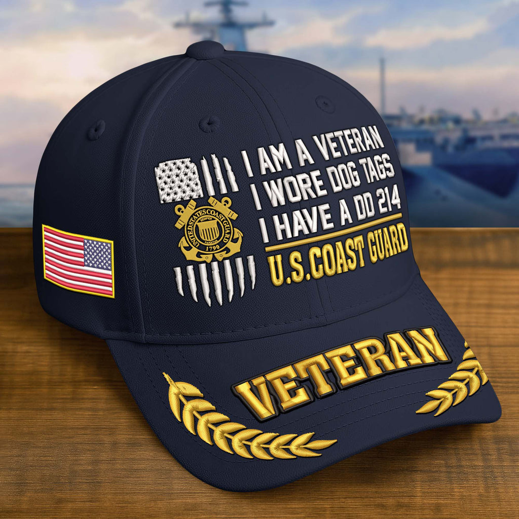 Premium Embroidered US Veterans Hats  Gifts for US Veterans, Gifts on Veterans Day
