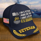 Premium Embroidered US Veterans Hats  Gifts for US Veterans, Gifts on Veterans Day