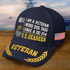 Premium Embroidered US Veterans Hats  Gifts for US Veterans, Gifts on Veterans Day