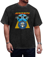 Aerosmith Aero Force One Jet Graphic T-Shirt