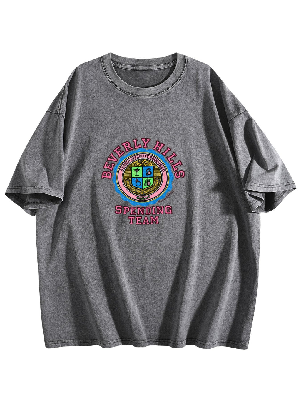 Beverly Hills Spending Team Graphic Washed T-Shirt