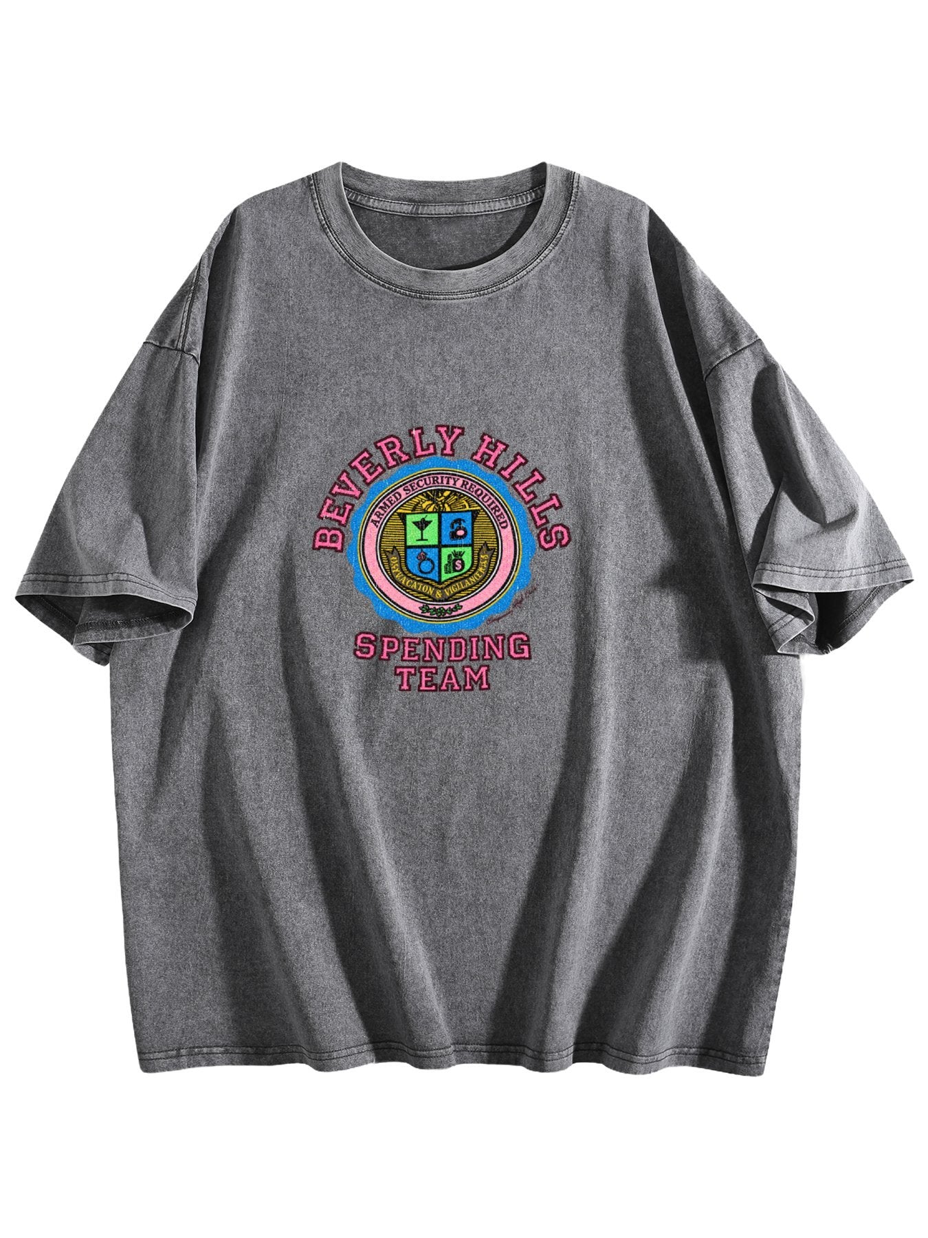 Beverly Hills Spending Team Graphic Washed T-Shirt
