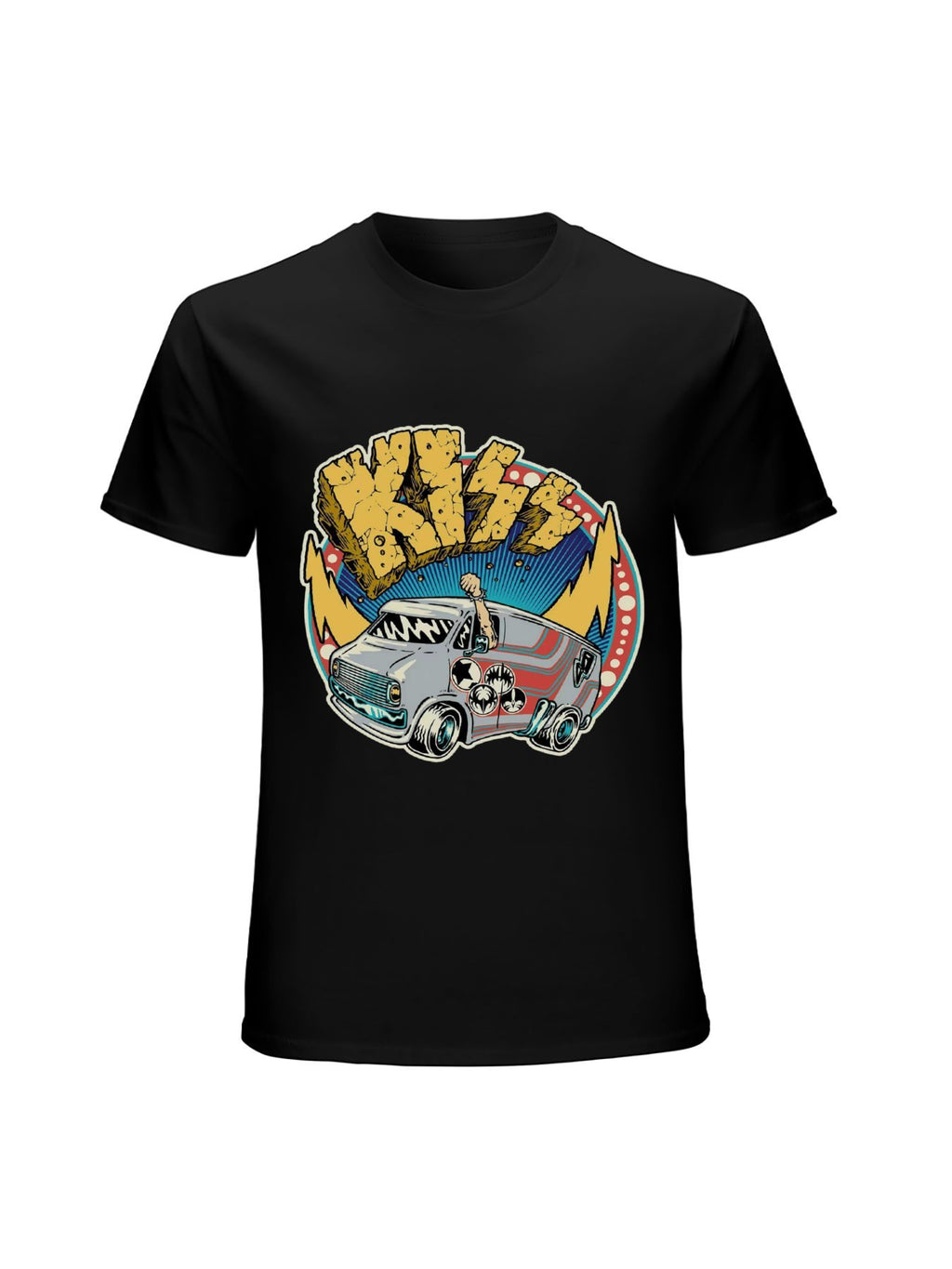 KISS Custom Van Retro Rock T-Shirt