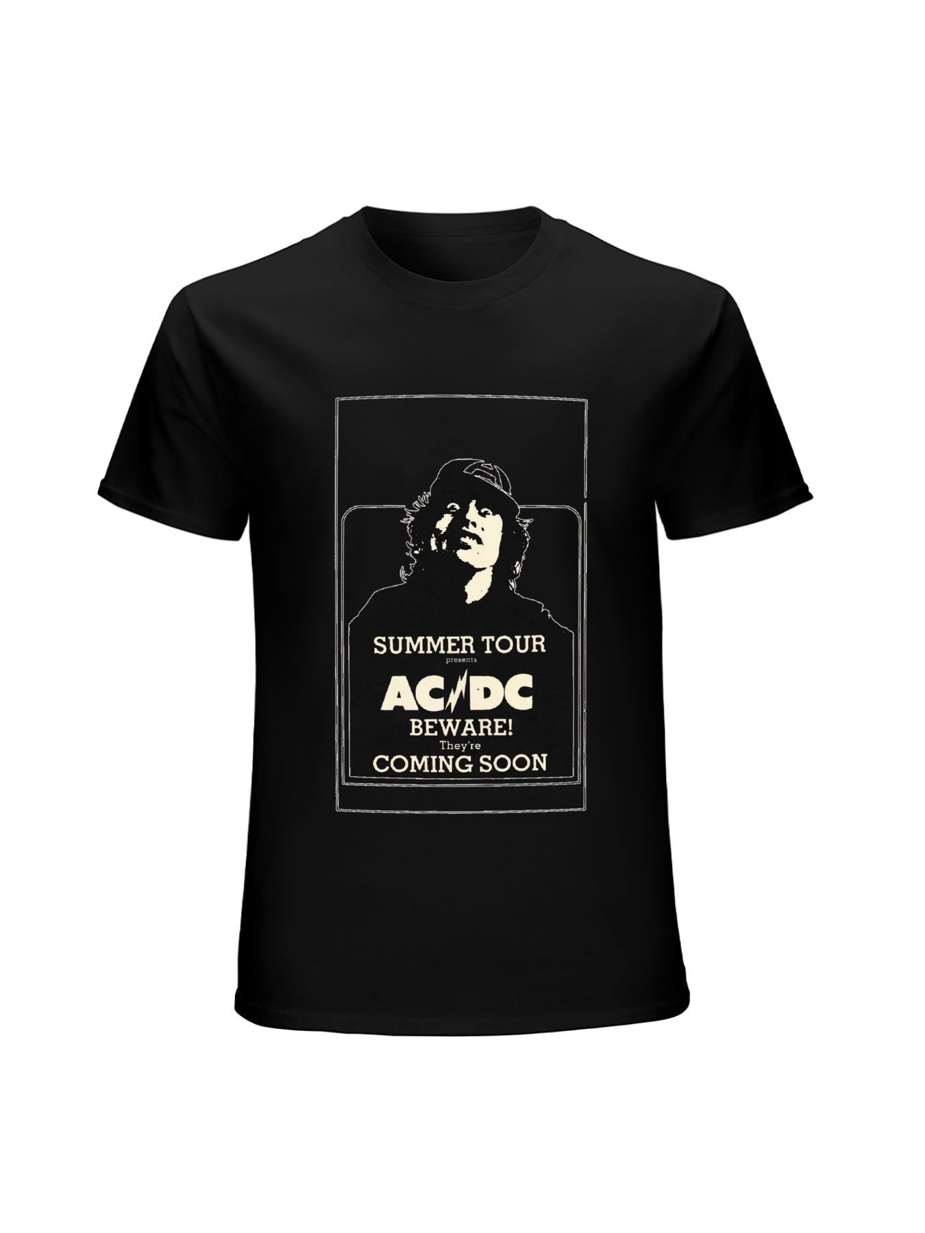 AC/DC Summer Tour Band Portrait Vintage Rock T-Shirt