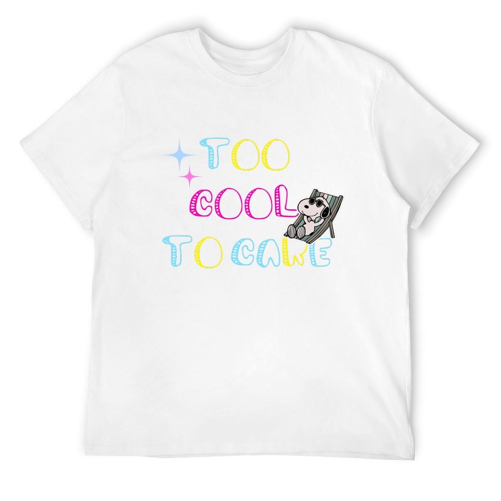 Too Cool to Care Dog Graphic Black T-Shirt Secondary image