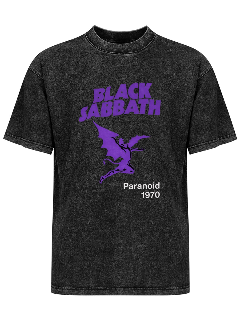 Vintage Washed Black Sabbath Paranoid 1970 Graphic T-Shirt
