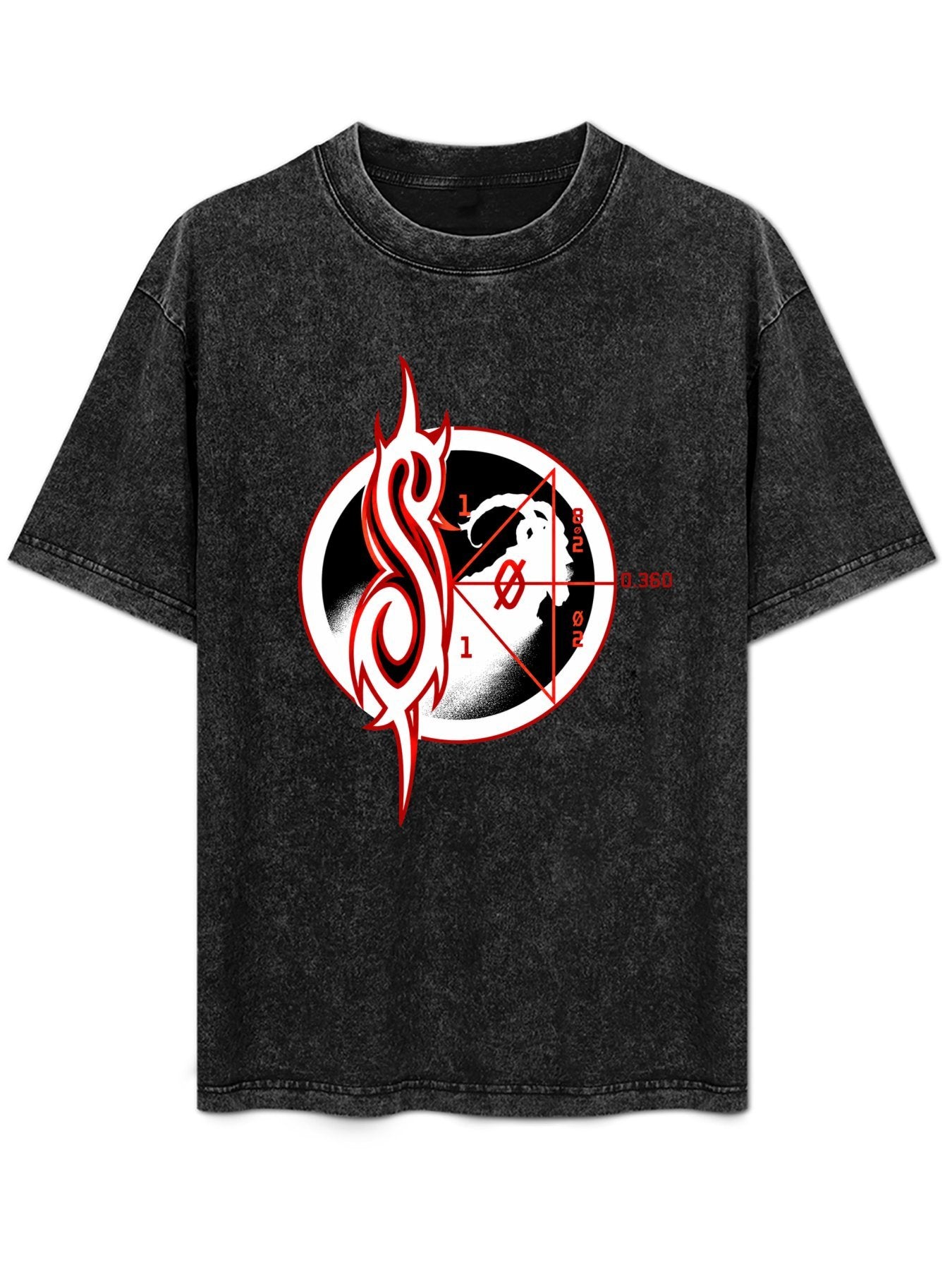 Slipknot Tribal S Geometric Symbol Graphic T-Shirt