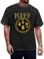 KISS Gold Spotlight Band Portrait Graphic T-Shirt