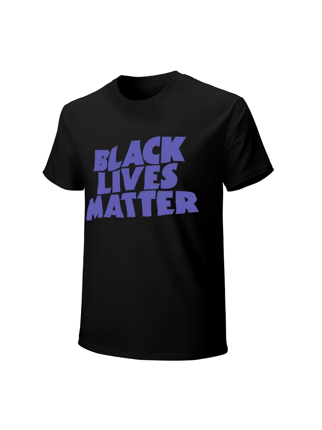Black Lives Matter Purple Statement Graphic T-Shirt