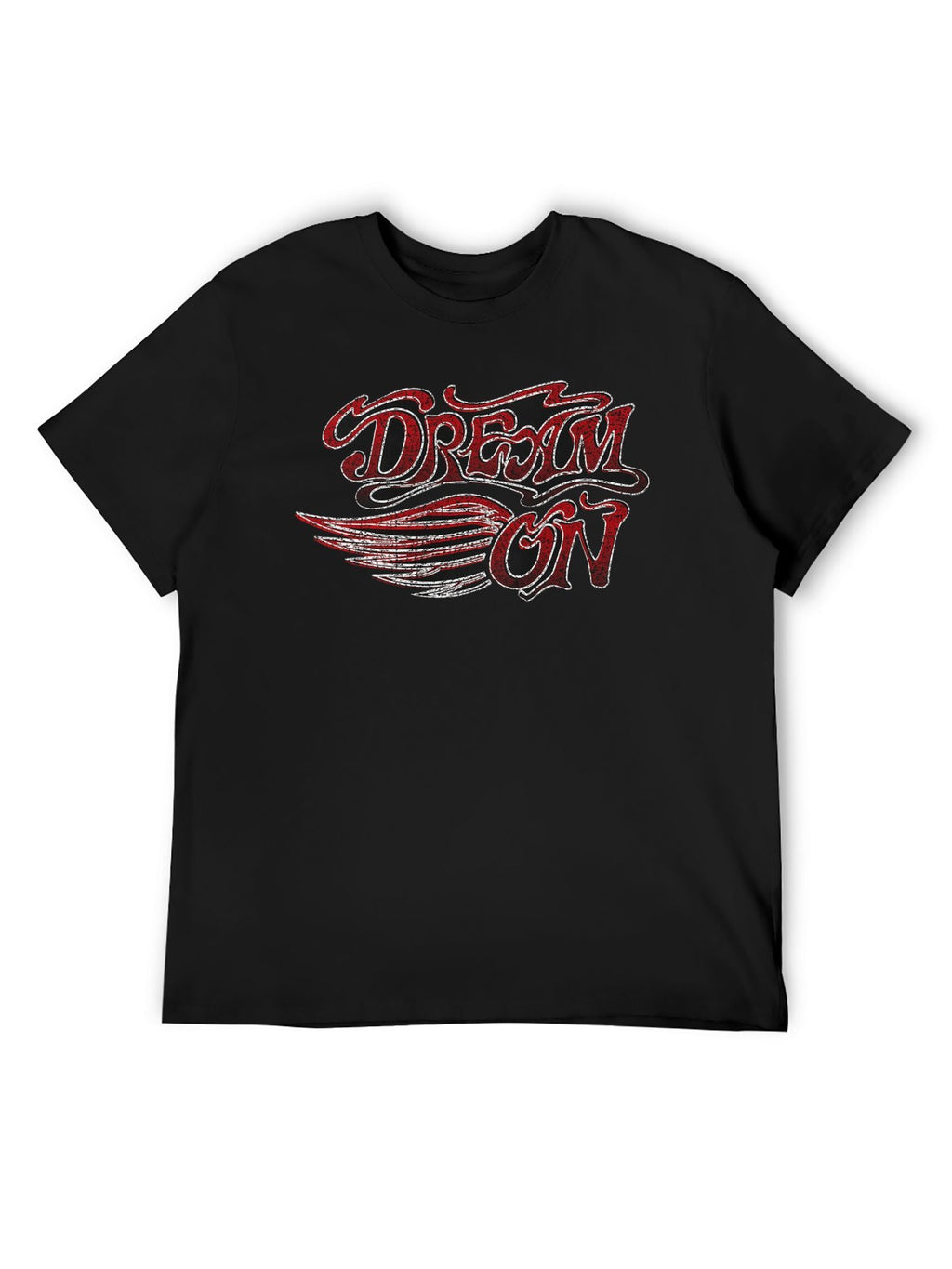 Aerosmith Dream On Wing Typography Graphic T-Shirt
