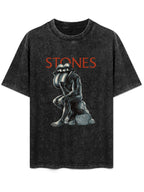 Vintage Washed Rolling Stones Tour '24 Graphic T-Shirt