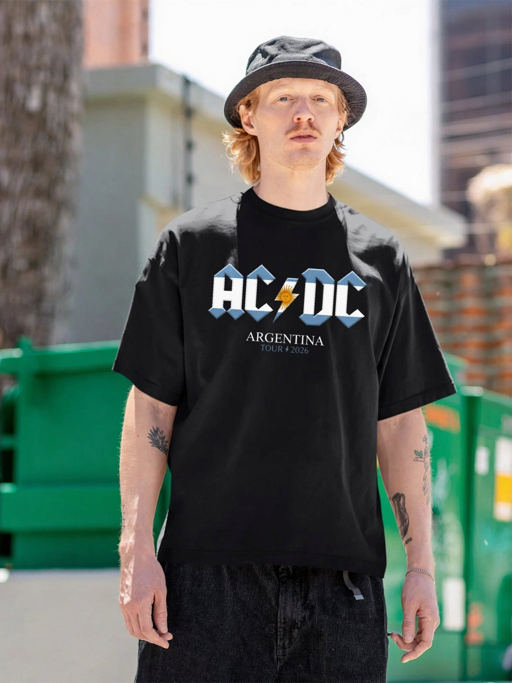 AC/DC Argentina Flag Logo Tour 2026 T-Shirt