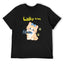 Lucky Cat Graphic Black T-Shirt
