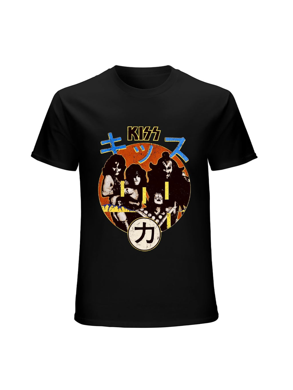 KISS Band Portrait Japanese Vintage T-Shirt