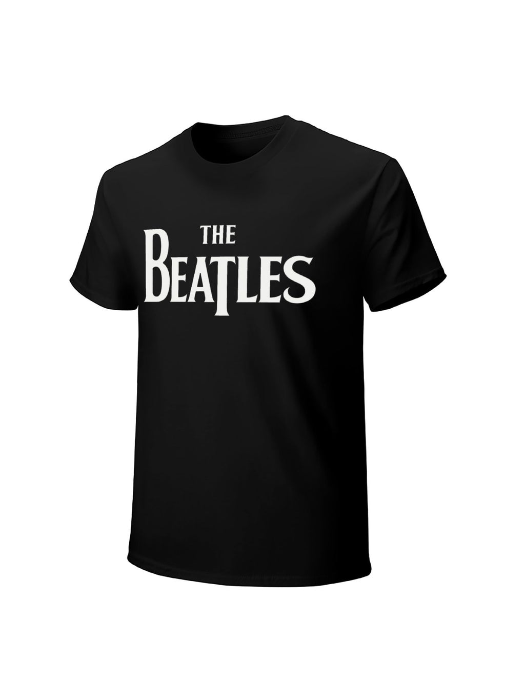 The Beatles Classic White Logo Graphic T-Shirt