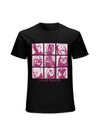 Slipknot Live 2025 Mask Grid Graphic T-Shirt