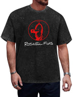 Roswell Films Red Camera Portrait Graphic T-Shirt