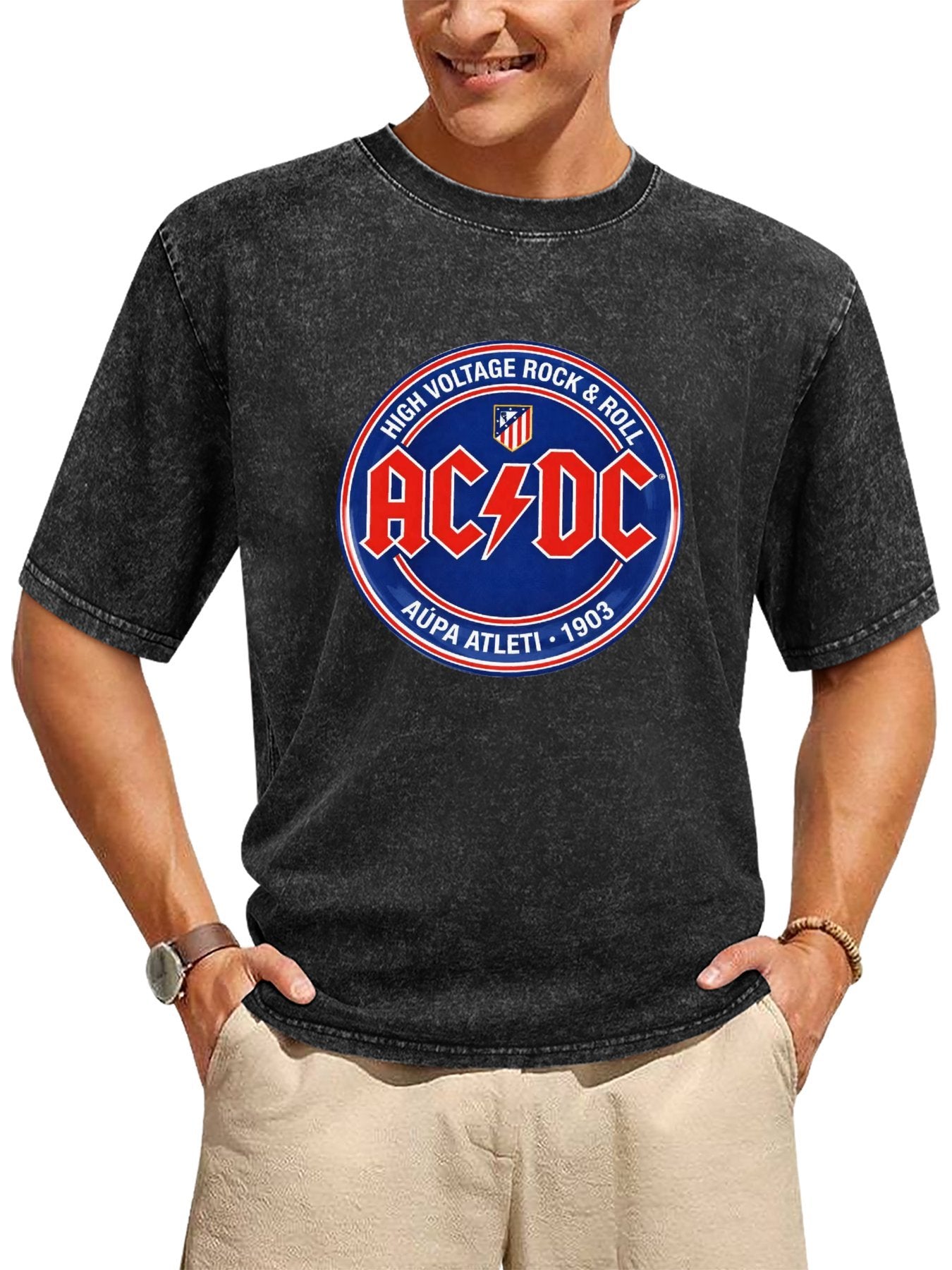 AC/DC High Voltage Atleti Graphic T-Shirt Secondary image
