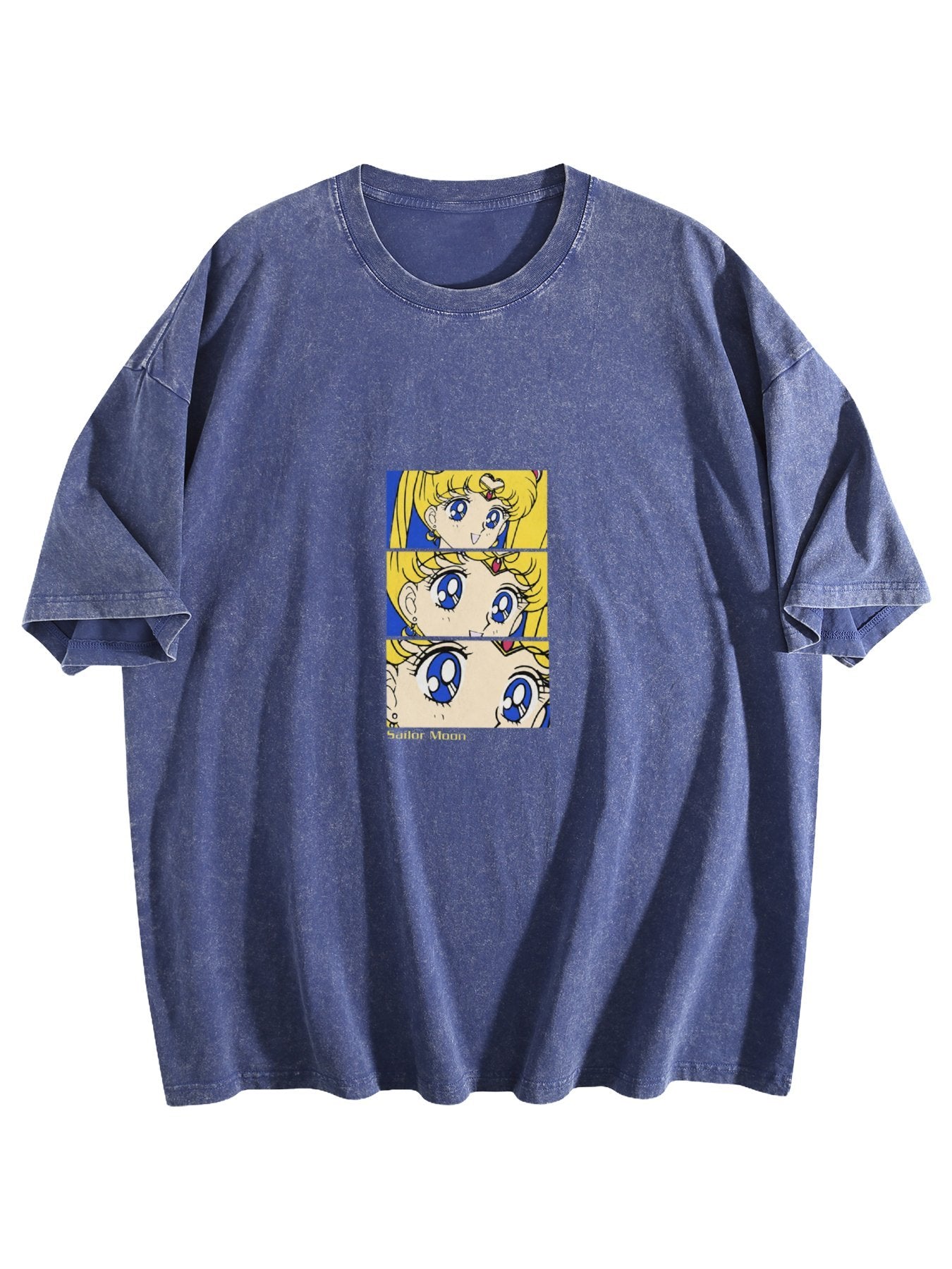 Sailor Moon Face Washed Graphic T-Shirt