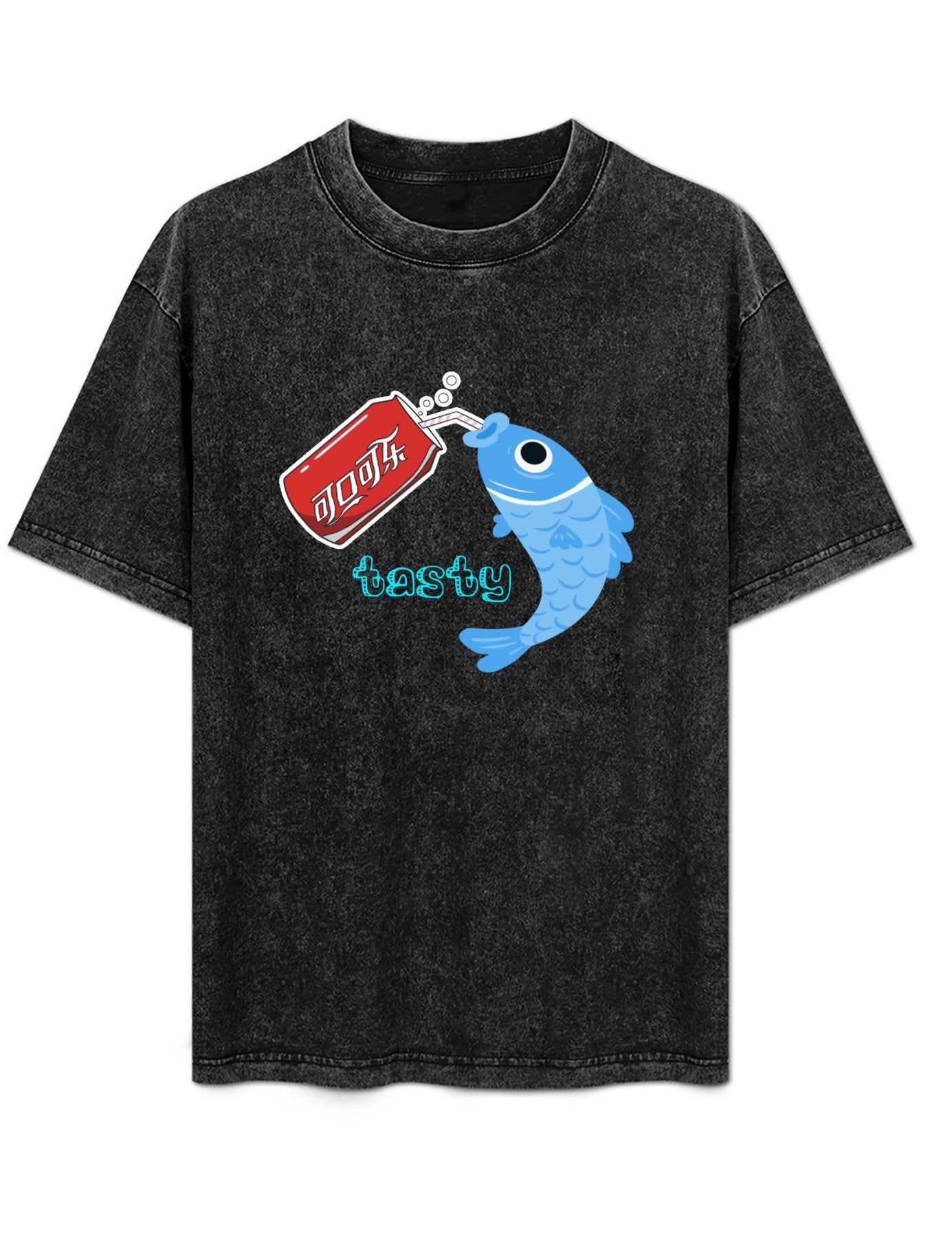 Tasty Fish Soda Vintage Washed T-Shirt